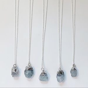 Healing Celestite Stone Necklace